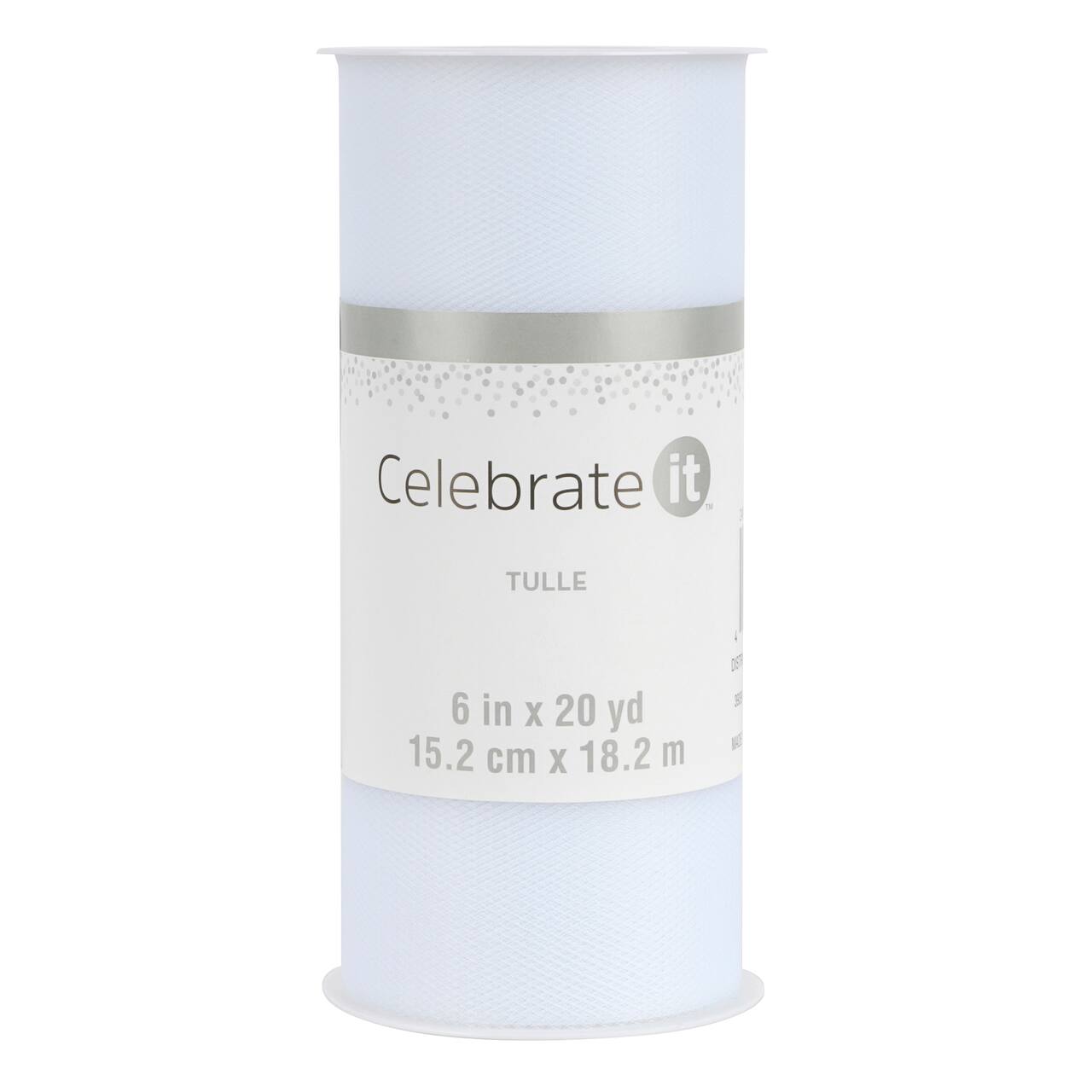 24 Pack: 6" x 20yd. Solid Tulle Fabric by Celebrate It™ Occasions™